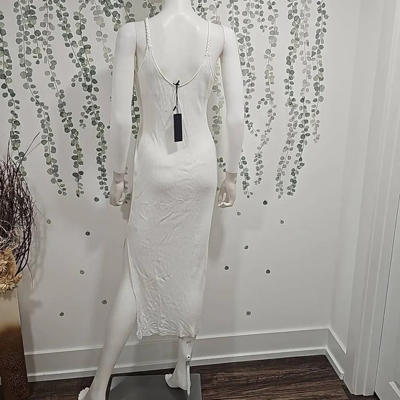 Revolve The Range Braided Strap Midi Dress Size Large - Picture 6 of 9